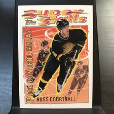 1995-96 Topps Super Skills Hockey #11 Russ Courtnall (Canucks)