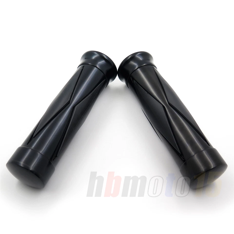 Manillar 2 piezas 1" 25 mm negro empuñaduras para Suzuki Intruder 1500 C90 Boulevard Foto 4 de 4