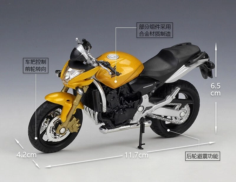 Welly 1:18 Honda Hornet Motorcycle Model Bike New in box - Image 2 of 4