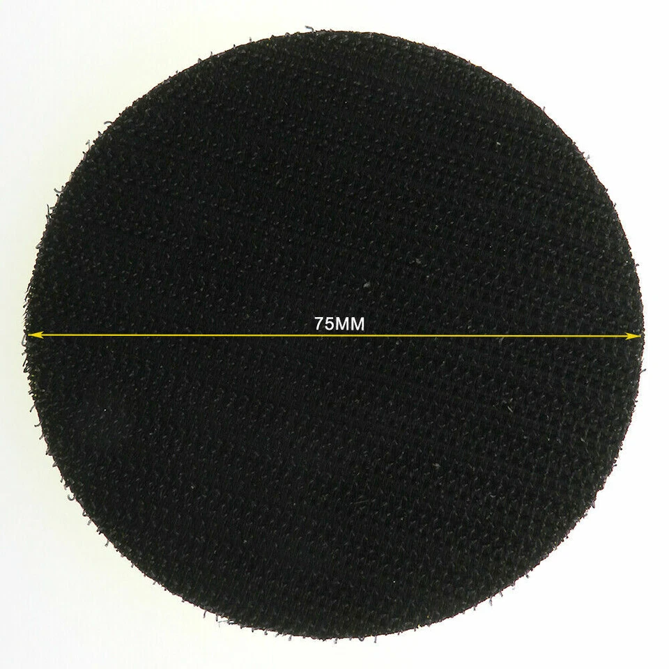 3'' 75mm Hook and Loop Backing Pad 5/16'' Thread For Air Sander Sanding Discs - Image 3 of 4