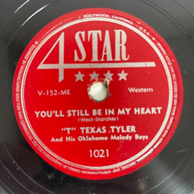 T. Texas Tyler And His Oklahoma Melody Boys  Home In San Antone 10'', 78 RPM 1947