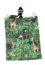 Umhängetasche Beuteltasche Einkaufsbeutel Tiermotiv Canvas 66 x 34 cm Indien