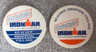 2 Lot Ironman Kona Hawaii World Championship Triathlon COLLECTABLE POG
