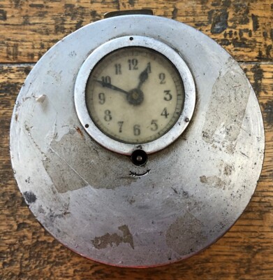 Vintage Security Guard Night Watchman's Sentry Time Recording Tell-Tale Clock
