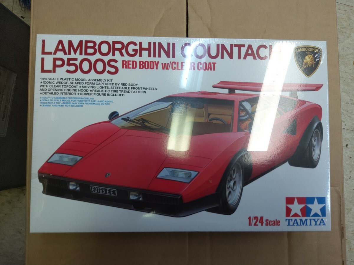Tamiya America Inc 1/24 Lamborghini Countach LP500S Red w