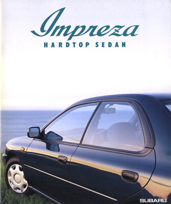Catalog] 1994 Subaru Impreza Hardtop sedan Brochure GC1 GC4 GC6