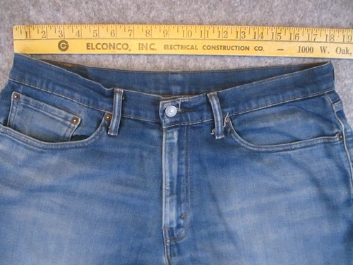 Levis 541 Jeans Mens 36x33* Blue Denim Straight Leg Medium Wash Western Retro - Picture 10 of 15
