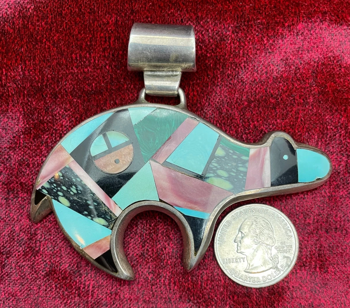 Navajo bear best sale pendant