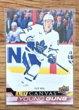 2022 23 Upper Deck Filip Kral Young Guns Canvas #C237 Maple Leafs!