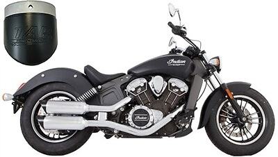 Tab Performance Short 4'' Chrome Slip On Muffler Black Slash Zombie Scout 15-Up