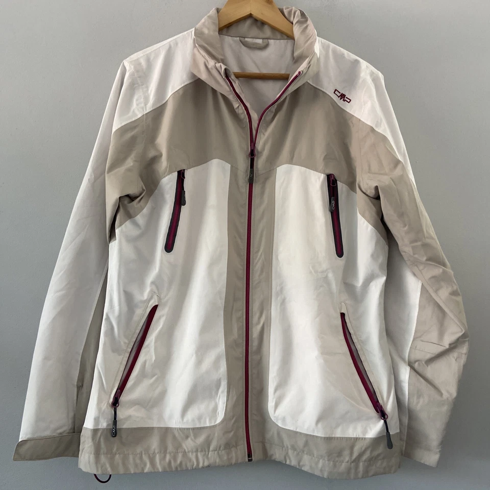 Chaqueta CMP Mujer Mediana Impermeable Clima Protect Beige  Foto 2 de 4