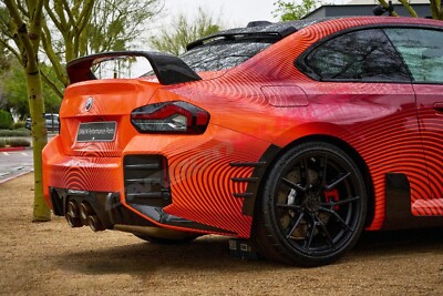 BMW M2 G87 M Performance Style Carbon Fibre Rear Spoiler Wing