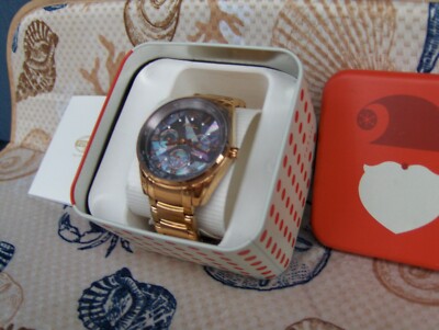 FOSSIL BQ 1681 JUSTINE ABALONE GEOMETRIC RAINBOW MOTHER OF  display picture 3