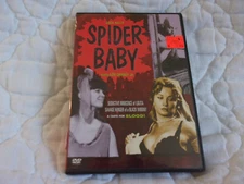 SPIDER BABY DVD 60'S B&W CULT HORROR RESTORED JACK HILL LON CHANEY JR. SID HAIG