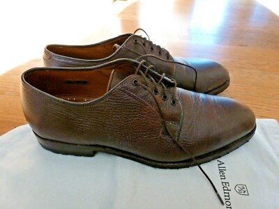 Vintage Allen Edmonds San Marco Pebble Grain Carmel ,Cap Toe Derby Men\'s 10D Men main image 2