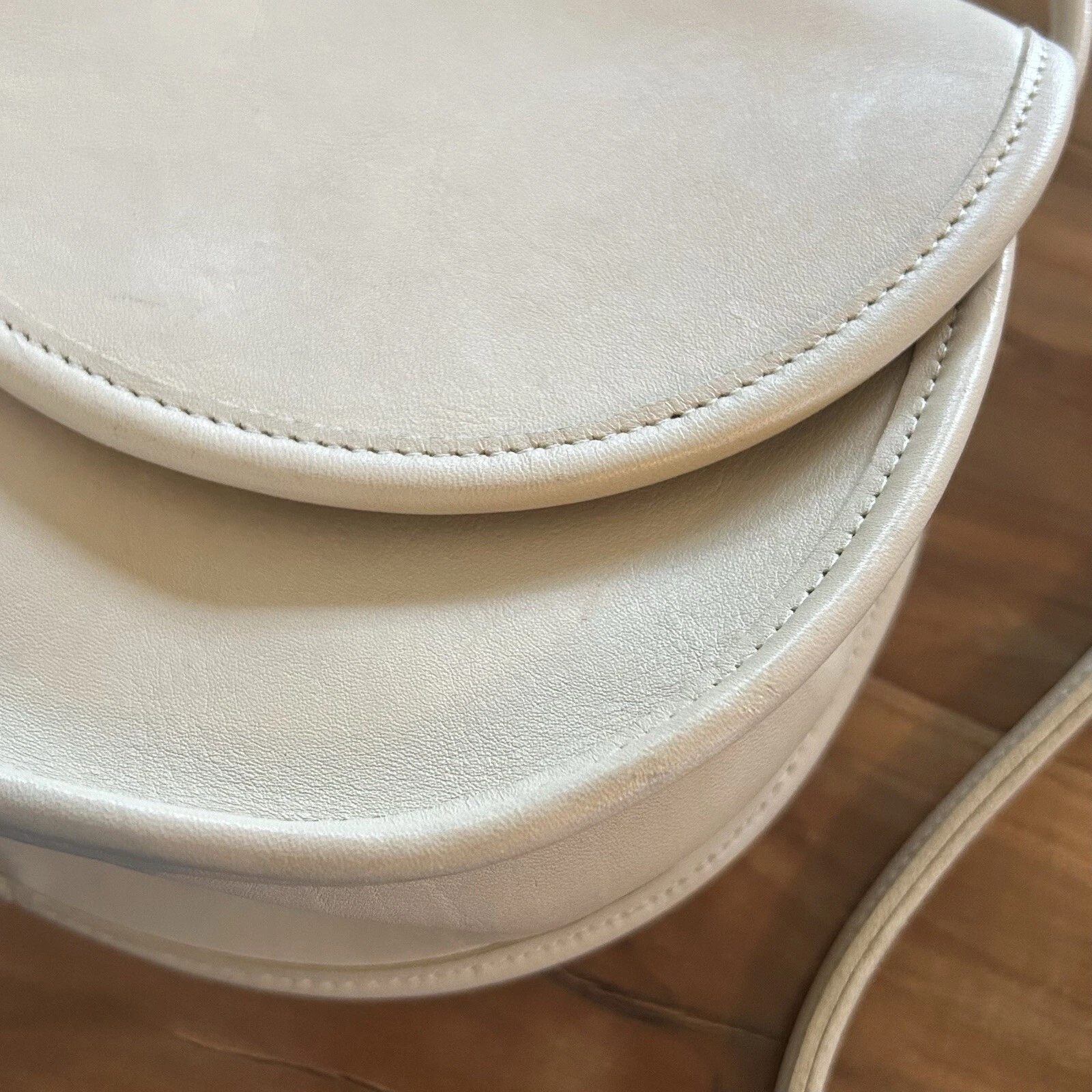 Coach Vintage Casey Bag Borsa a tracolla in pelle 9923 crema osso RARA