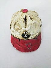 S.S. Sarna Baseball Hat/Cap Sculpture  4 1/4"