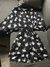 & AND OTHER STORIES Kimono Wrap Dress Black XS 34 Realisation Par Rouje Zara