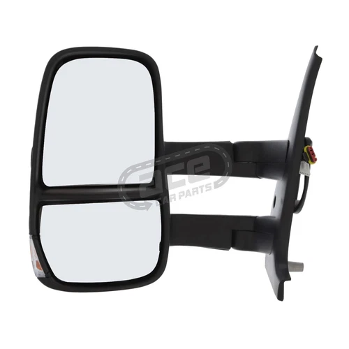 Electric Long Arm Wing Door Mirror For Iveco Daily Van 2006-2014 Black Left Hand