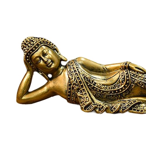 Buddha Figurine Resin Statue Artwork Craft for Tabletop Decor - Picture 8 of 11