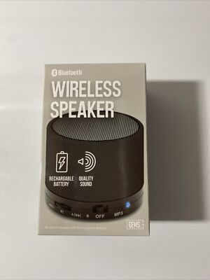 Gems Bluetooth Wireless Speaker