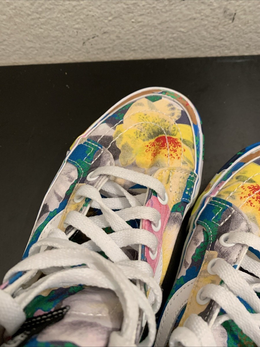 Kenzo x Vans OG Sk-8 Hi LX Floral Sneakers High Sz 7 Men 8.5 Women
