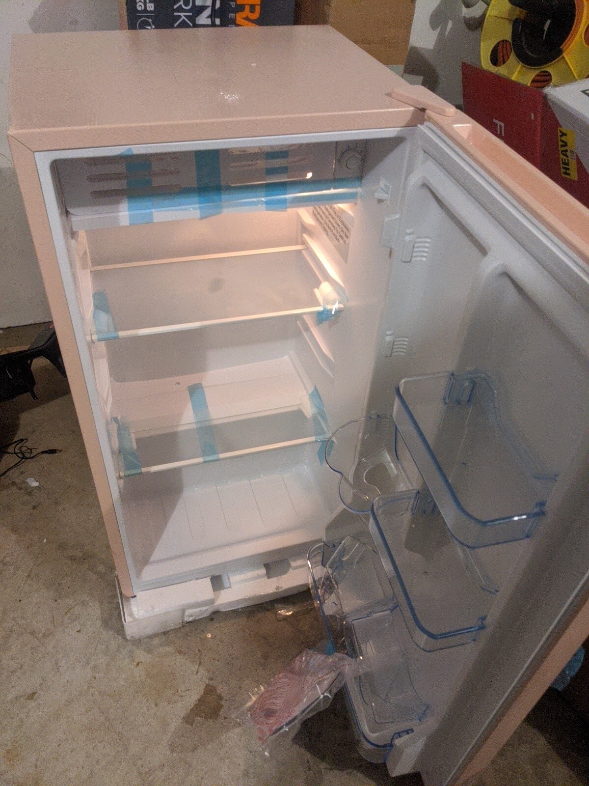 Frigidaire 3.2 Cu Ft Retro Mini Fridge EFR376 Coral eBay