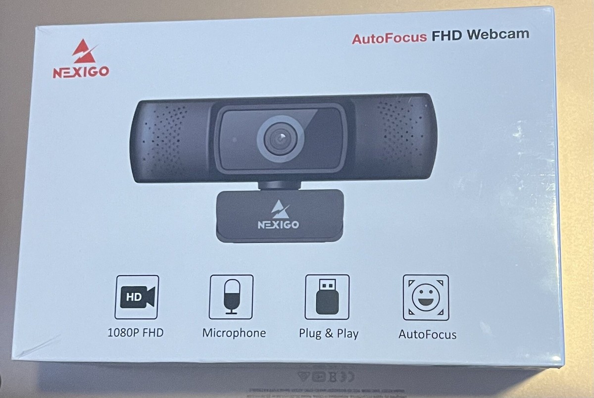 NexiGo N60 1080P Web Camera HD Webcam with Microphone Privacy - Main Image