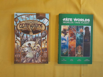 Lot Of 2 Books - Young Centurions - Worlds Take Flight Hardcover - Brand NEW