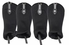 NEW THICK NEOPRENE 3 4 5 6 SET NIB MENS HEAD COVERS HYBRID GOLF CLUB HEADCOVERS