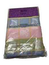 Blossoms Blooms Floral,Chicks, Bunnies Tablecloth 52 x 70 OBLONG. 100 Cotton