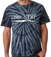 Tie-Dye Arya Stark Game of Thrones "NOT TODAY" GOT T-Shirt