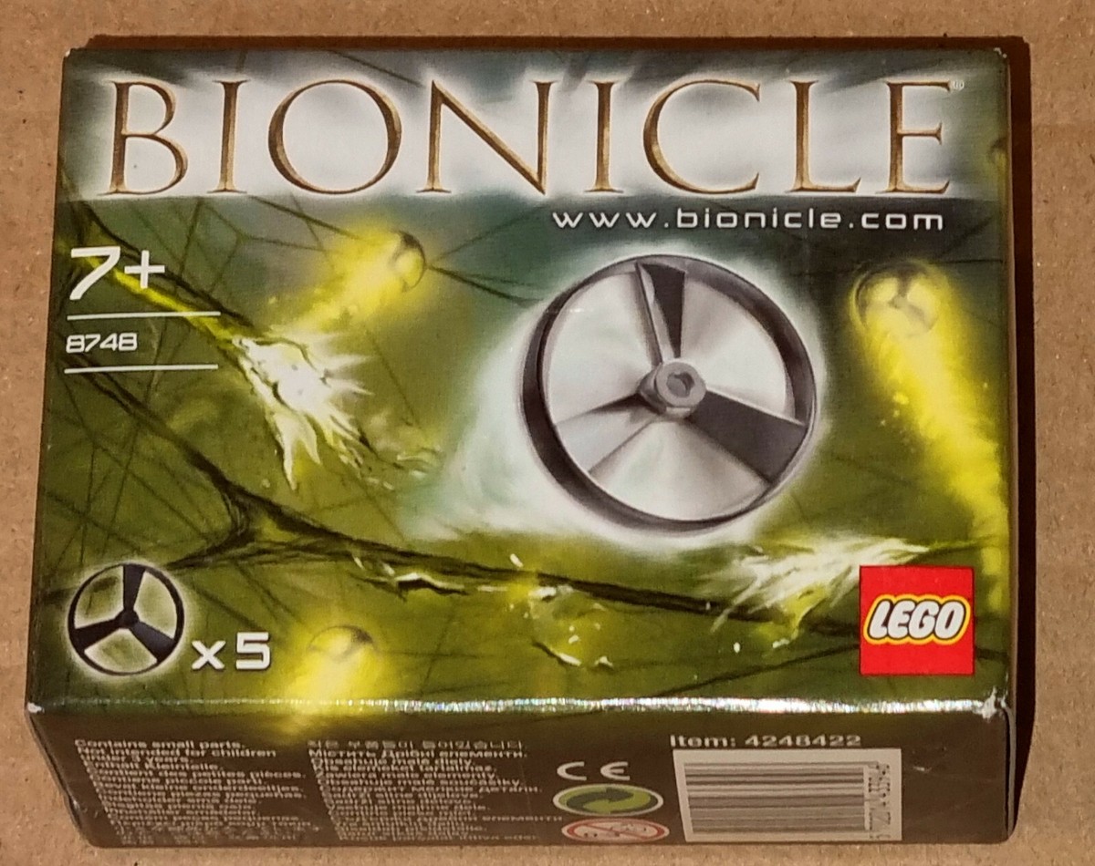 Lego Bionicle Rhotuka Spinners 8748 MISB Old Toy Storestock