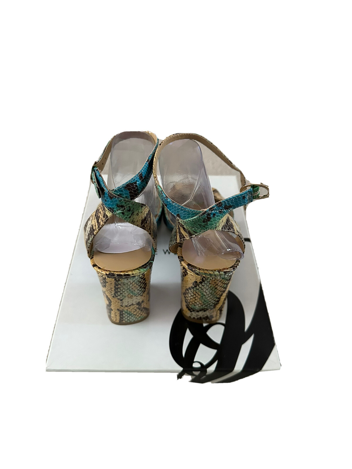 Nine West - Women's Sandals-NWVanbra - Turquoise Multi - Size 9.5M  - New in Box image 6