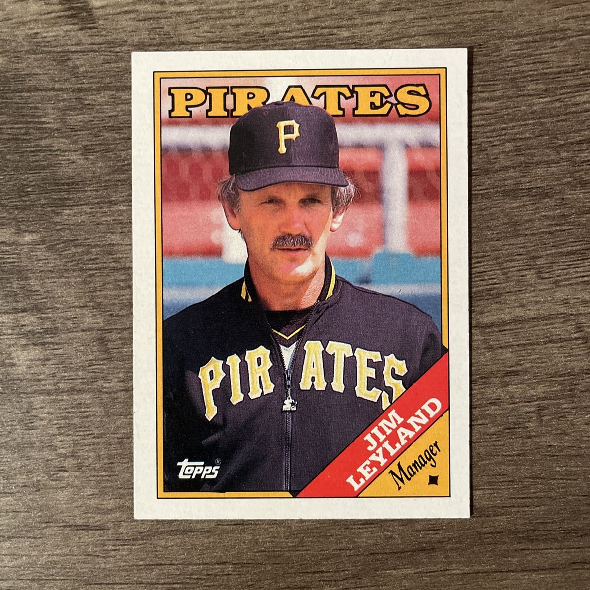 1988 Topps Jim Leyland Baseball Card #624 Mint Team Checklist MLB