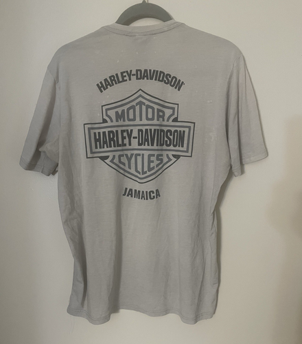Harley Davidson Motorcyles T Shirt Men's XL Short Sleeves Gray Born to Ride - Picture 3 of 4