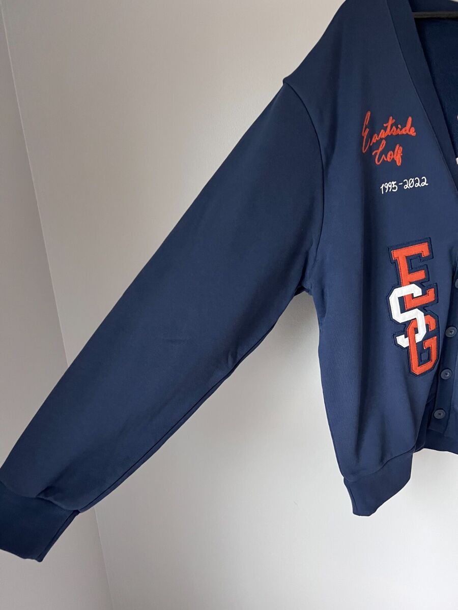 Eastside Golf x Jordan Cardigan - Size Large - Navy - NEW Eastside Golf x Jordan Cardigan - Size Large - Navy - NEW