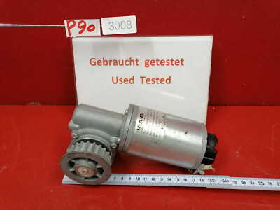 K A G Gleichstrommotor mit Getriebe i= 15:1  Type M63x25/I + IGO 500/2 +SN31