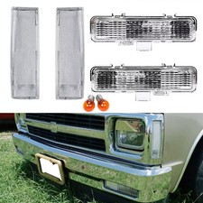 Clear Corner+Bumper Signal Lights Lamps For Chevy S10 1982-1993/Blazer 1983-1994