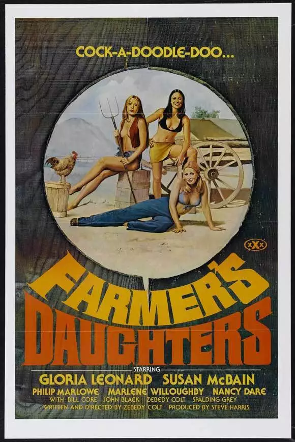 The Farmers Daughter (1976) Style-A Vintage 70s Adult Porn Movie Poster  27x40" | eBay