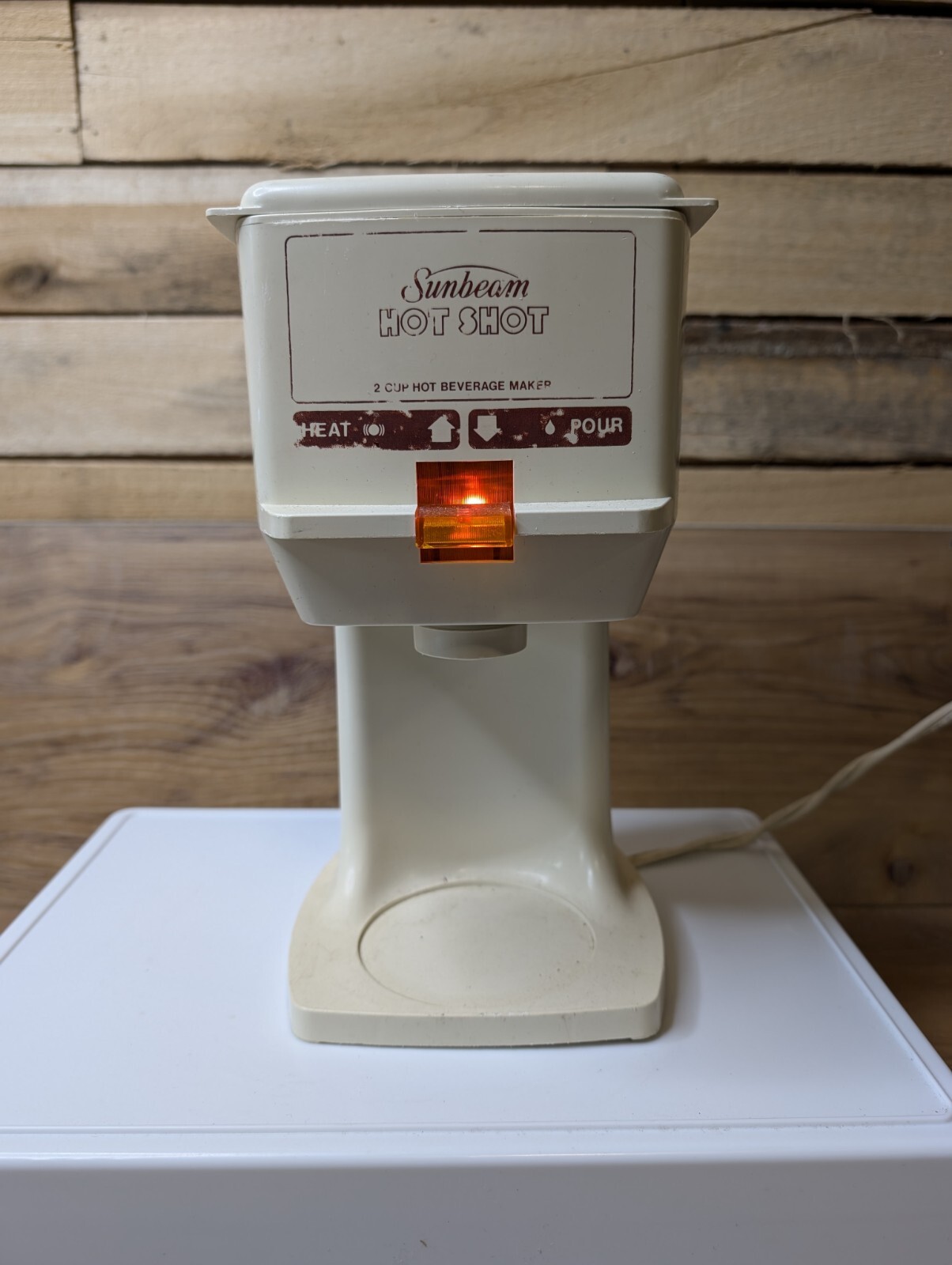 Vintage Sunbeam Hot Shot Water Heater Dispenser Hot Water Beverage Maker...