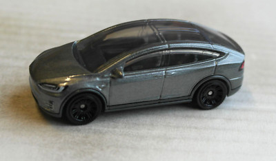Matchbox Tesla Model X graumetallic MBX Elektroauto SUV Auto Car Mattel grey