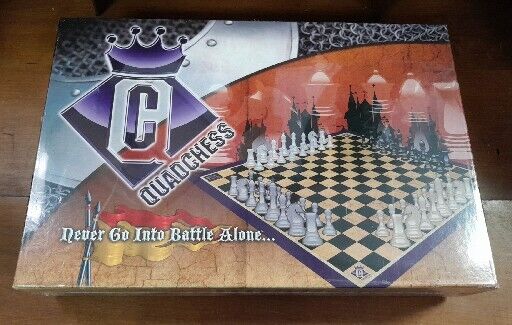 QuadChess Chess Game 2011 Team Play 2 to 4 Players New Sealed