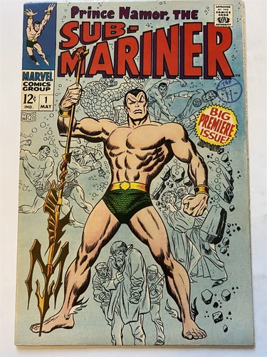 PRINCE NAMOR, THE SUB-MARINER #1 Marvel Comics 1968 Cents FN/VF 7.0