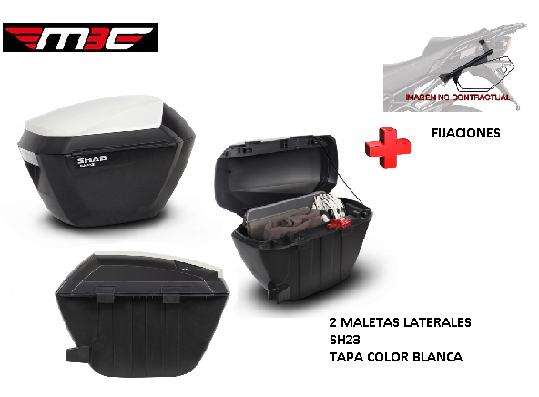 Fijaciones para las maletas de KYMCO - Shad - Engineered for riding