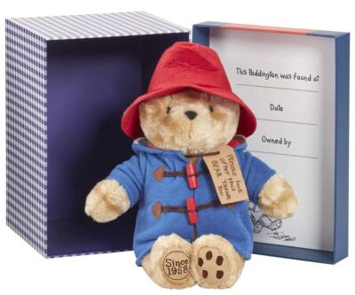 Paddington Bear In Collectors Box, Soft Toy Official Brand New Christmas  Gift UK