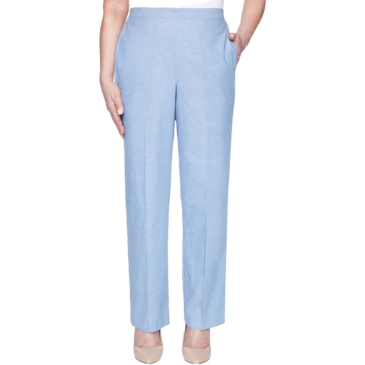 Pantalones de lino para mujer Alfred Dunner