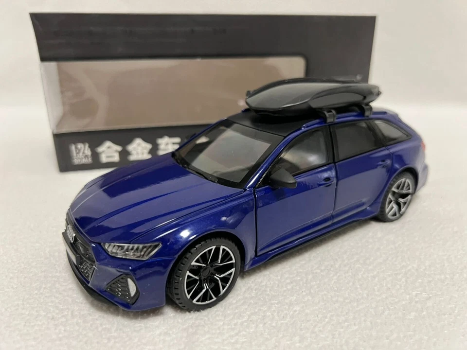 1:24 AUDI RS6 Avant Racing Diecast Alloy Sport Toy Car Model Display Collectible - Image 2 of 4