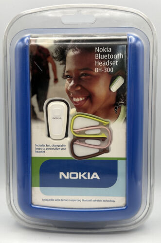 Nokia BH-300 Zestaw słuchawkowy Bluetooth z wymiennymi pętlami kolorów - Zdjęcie 1 z 5