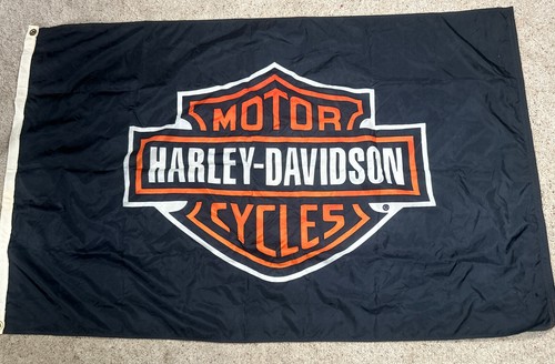 Harley Davidson Logo 3x5 ft Flag Motorcycle Banner Polyester